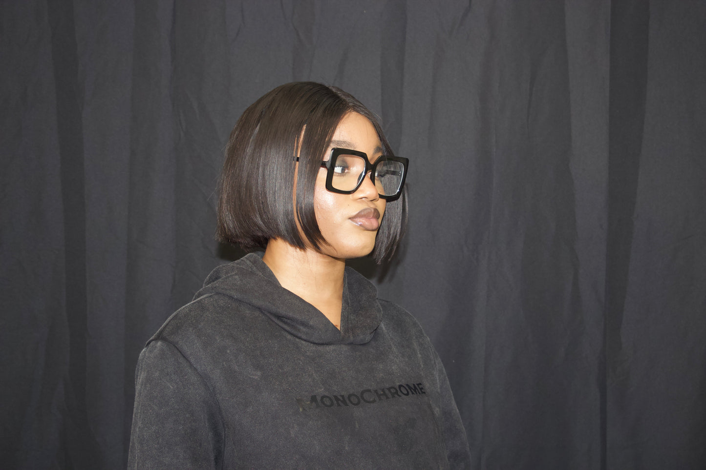 Acid-washed Monochrome Hoodie